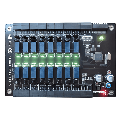 Expansor de 16 Relevadores / RS-485 / Compatible ZKEC10 / Hasta 58 Relevadores / 12VCC