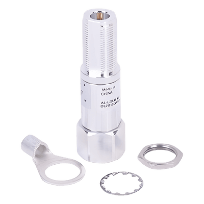 Protector RF Coaxial de 2000 - 6000 MHz Con Filtro Pasa Alta Con Conector N-Macho Hacia el Equipo