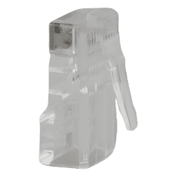 Conector RJ45 / Cat 5E / UTP / 30 μin Oro / T568A-B / Interior