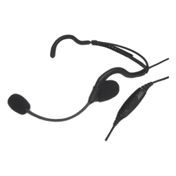 Diadema de Comunicación / Boom Flexible / Cable Kevlar Reforzado / PTT Policarbonato / Uso Profesional Prolongado