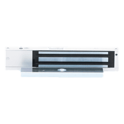 Chapa Magnética Electromagnética / 600 lbs / Antisabotaje / Sensor de Estado / LED Indicador / Aluminio Anodizado / 12/24 VCC