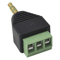 Adaptador para Audio y Video de 3.5 mm con Terminal Atornillable