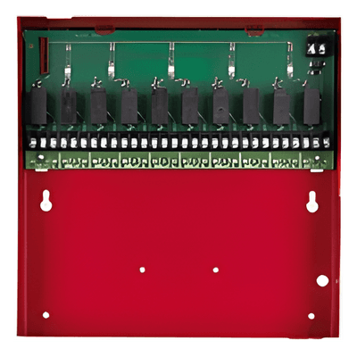 Módulo de interfaz / 10 relevadores Form C / 5A @ 30VDC/250VAC / Gabinete metálico con llave / 0.86'H x 0.86'W x 0.26'D