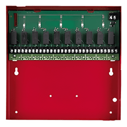 Módulo de interfaz / 10 relevadores Form C / 5A @ 30VDC/250VAC / Gabinete metálico con llave / 0.86'H x 0.86'W x 0.26'D
