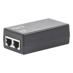Inyector PoE / 30 VCC / 15W / Gigabit Ethernet / Exterior / 100-240 VCA