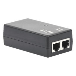 Inyector PoE / 30 VCC / 15W / Gigabit Ethernet / Exterior / 100-240 VCA