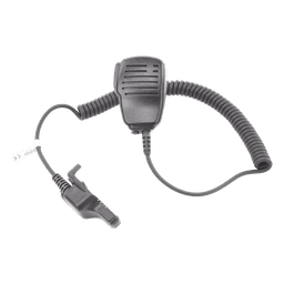 Micrófono-Bocina para Radio / Entrada 3.5 mm / Cable Kevlar Grado Médico / PTT Táctil / Clip Rotativo Ajustable