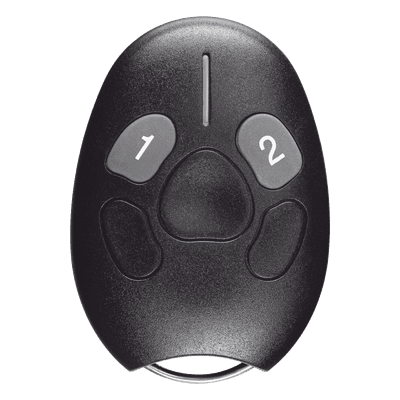 Control Remoto RF / 2 Botones / 50 m / 433.92 MHz / 26 Bits / -31°C a 63°C / IP Extremos