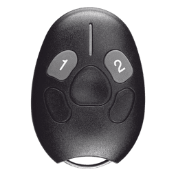 Control Remoto RF / 2 Botones / 50 m / 433.92 MHz / 26 Bits / -31°C a 63°C / IP Extremos