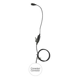 Micrófono de 1 cable serie LOC para Motorola EP350/450/450S, MAGONE, MOTOTRBO: DEP450,XPR3000,CP200D. Hytera TC500/600