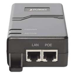 Inyector PoE / 802.3bt 60W / 4-Pares UTP / Gigabit 10/100/1000 Mbps / Alcance 100m (328 pies) extensible a 300m (984 pies)