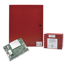 Panel de control híbrido de incendio e intrusión comercial, 8 particiones, hasta 250 zonas cableadas, inalámbricas o V-Plex, compatible con AlarmNet y Total Connect