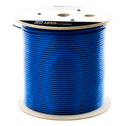 Bobina de Cable U/UTP Cat6A / 305 m (1000 pies) / 23 AWG cobre puro / 500 MHz / 10G-BaseT / UL / CM / Azul