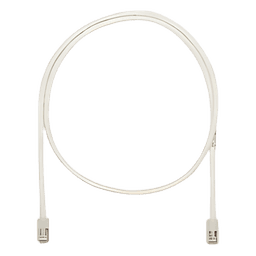 Cable de Parcheo UTP Categoría 5e, con Plug Modular en Cada Extremo - 1.5 Metros (4.92 Pies) - Blanco Mate