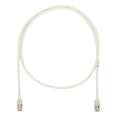 Cable de Parcheo UTP Categoría 5e, con Plug Modular en Cada Extremo - 2 Metros (6.56 Pies) - Blanco Mate