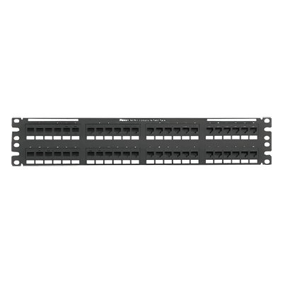 Panel de Parcheo de Impacto 110, Plano, Categoría 5e, de 48 Puertos, 2UR