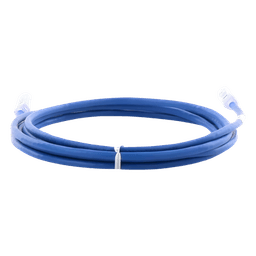 Cable de Parcheo UTP / Cat 6 / Clase E / 3 m (9.84 ft) / 24 AWG / T568B / Azul