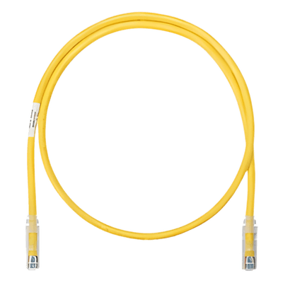 Cable de Parcheo UTP Categoría 6, con Plug Modular en Cada Extremo - 3 Metros (9.84 Pies) - Amarillo