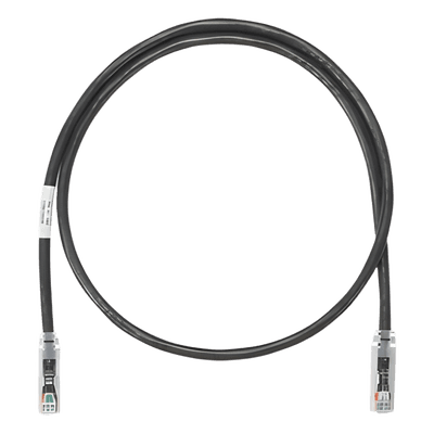 Cable de Parcheo UTP Categoría 6, con Plug Modular en Cada Extremo - 1.5 Metros (4.92 Pies) - Negro