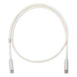 Cable de Parcheo UTP Categoría 6, con Plug Modular en Cada Extremo - 1.5 Metros (4.92 Pies) - Blanco Mate