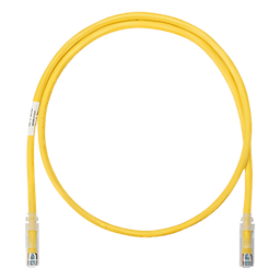 Cable de Parcheo UTP Categoría 6, con Plug Modular en Cada Extremo - 2 Metros (6.56 Pies) - Amarillo