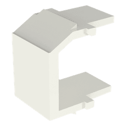Módulo de Tapa Ciega (Inserto Ciego), Tipo Keystone, Color Blanco Mate, 1 Pieza