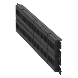 Panel de Parcheo Modular / 48 Puertos / 2UR / 19' Ancho / Acero Inoxidable y ABS / ROHS