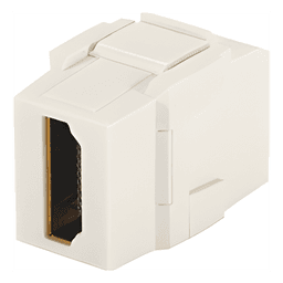 Módulo Acoplador HDMI 2.0, Hembra a Hembra Tipo-A, Categoría 2, Keystone, Color Blanco