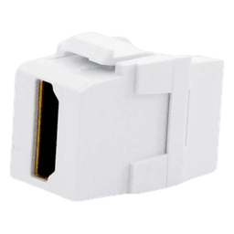 Módulo Acoplador HDMI 2.0, Hembra a Hembra Tipo-A, Categoría 2, Keystone, Color Blanco