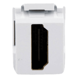 Módulo Acoplador HDMI 2.0, Hembra a Hembra Tipo-A, Categoría 2, Keystone, Color Blanco
