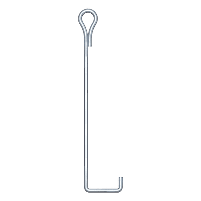 Ancla de Retenida para Suelo / Acero 5/8' Galvanizado en Caliente / Longitud 93 cm / Torre hasta 30 m (98.4 ft) / ISO 9000 / Incluye Muerto