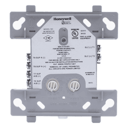 Módulo de entrada convencional / SLC de 2 hilos / LED de estado y alarma / Clase A y B / Direccionamiento por rotación