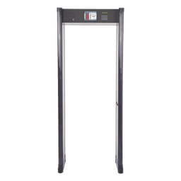 Arco Detector de Metales de 33 Zonas con Anclaje para Fijarse al Piso. Incluye Sensor IR para evitar falsas Alarmas / Certificado por la Administración Federal de Aviación de EE. UU. (FAA)