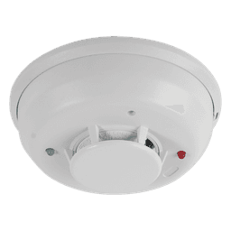 Detector de humo fotoeléctrico de 4 hilos con sensor térmico aislado, sirena y relevador, serie i3