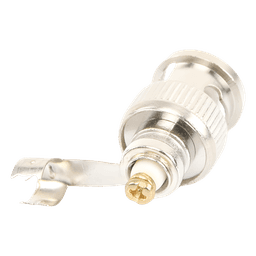 Conector BNC Macho / 75 Ohm / Base de Alivio PVC / Níquel-Oro-PTFE / RG-59 / 55 mm Longitud