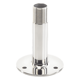 Montaje Recto / Acero Inoxidable / 4 in Alto / 3 in Base / Rosca 1-1/4 in / 0.26 kg