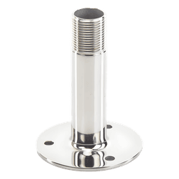 Montaje Recto / Acero Inoxidable / 4 in Alto / 3 in Base / Rosca 1-1/4 in / 0.26 kg