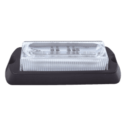 Luz Auxiliar Ultra Brillante X13 de 4 LEDs, Color Azul, con mica transparente