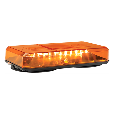 Mini barra de luces Highlighter LED, color Ámbar, Montaje de Succión e Imán, Ideal para Seguridad Privada