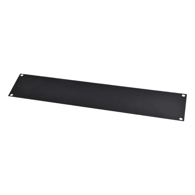Tapa Ciega para Rack de 19in,  de 2UR, Color Negro
