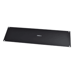 Tapa Ciega para Rack de 19in, de 3UR, Color Negro