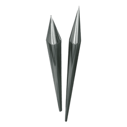 Punta Pararrayos / 30 cm / 0.98 ft / Cobre Cromado / 5/8" / Jaula Faraday