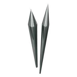 Punta Pararrayos / Cobre Cromado / 60 cm (1.97 ft) / 5/8 pulg / 5/16 pulg