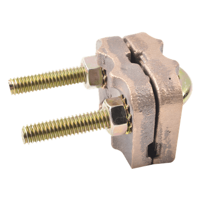 Conector de Varilla 5/8" a Cable Calibre 4  a 3/0 AWG. 