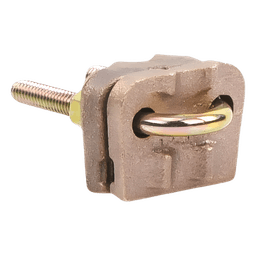 Conector de Puesta a Tierra / Varilla 5/8" a 1" / Cable 4 a 3/0 AWG / Tubería 3/8" a 3/4" / Bronce