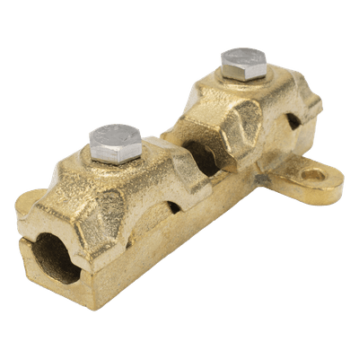 Desconectador de Sistema de Tierra / Bronce / 1/0 AWG a 250 MCM / Conector Mecánico
