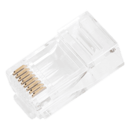 Conector RJ45 / Cat 6A / UTP / 23 AWG / Interior / Paquete 100 pzas