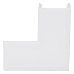 Sección en "L" color blanco de PVC auto extinguible,  para canaleta TEK100 (5576-12100)