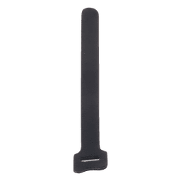 Cincho de contacto reutilizable / 210 x 16 mm / Nylon y polipropileno negro / 20 piezas / 0.69 x 0.63 pulgadas