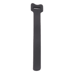 Cincho de contacto reutilizable / 210 x 16 mm / Nylon y polipropileno negro / 20 piezas / 0.69 x 0.63 pulgadas